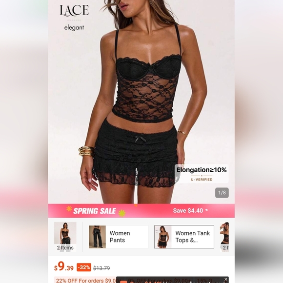 Lace Top - Picture 3 of 3